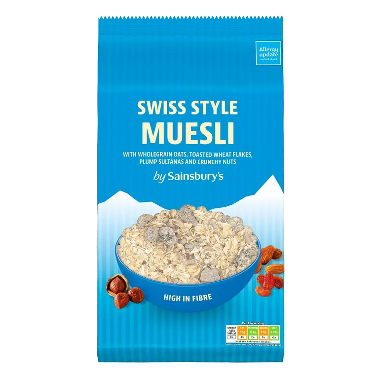 Swiss Style Muesli, No Added Salt & Sugar 1kg