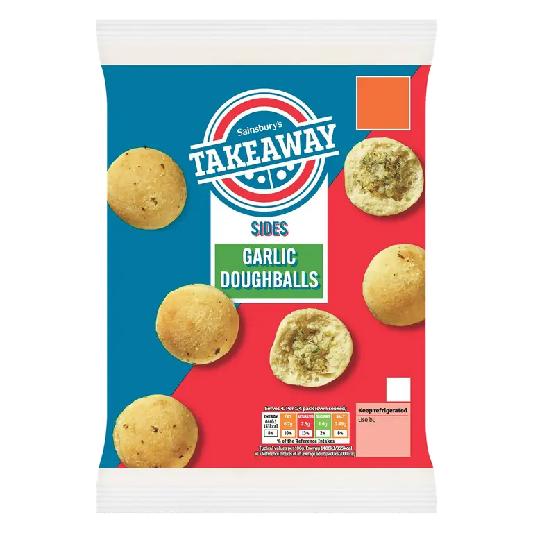 Takeaway 165g Sides Garlic Doughballs