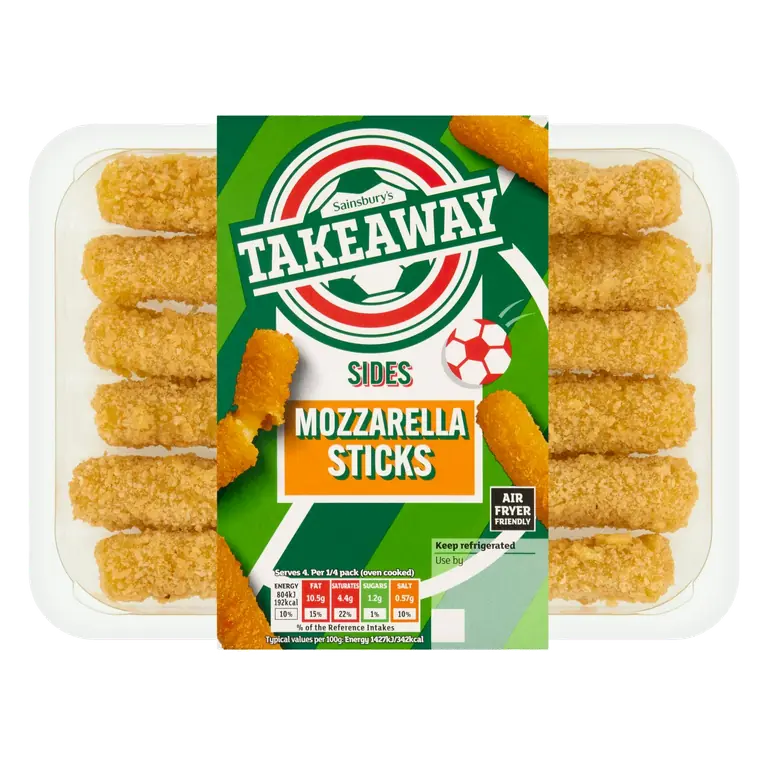Takeaway Mozzarella Sticks Sides 240g