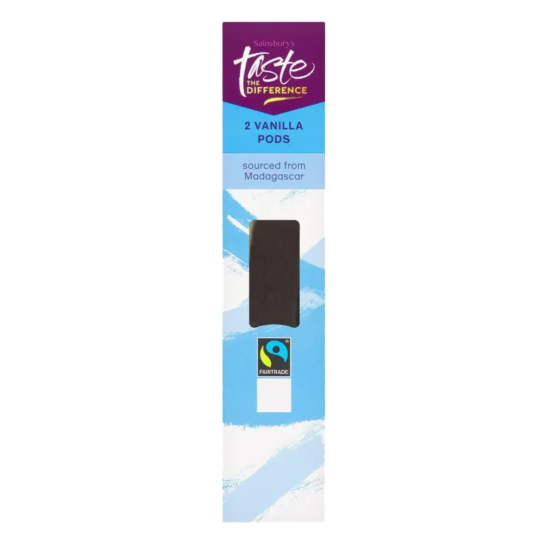Taste the Difference 2 Madagascan Fairtrade Vanilla Pods