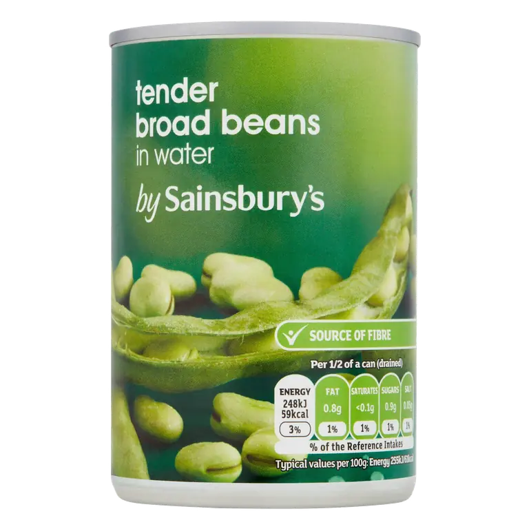Tender Broad Beans In Water 300g (195g*)