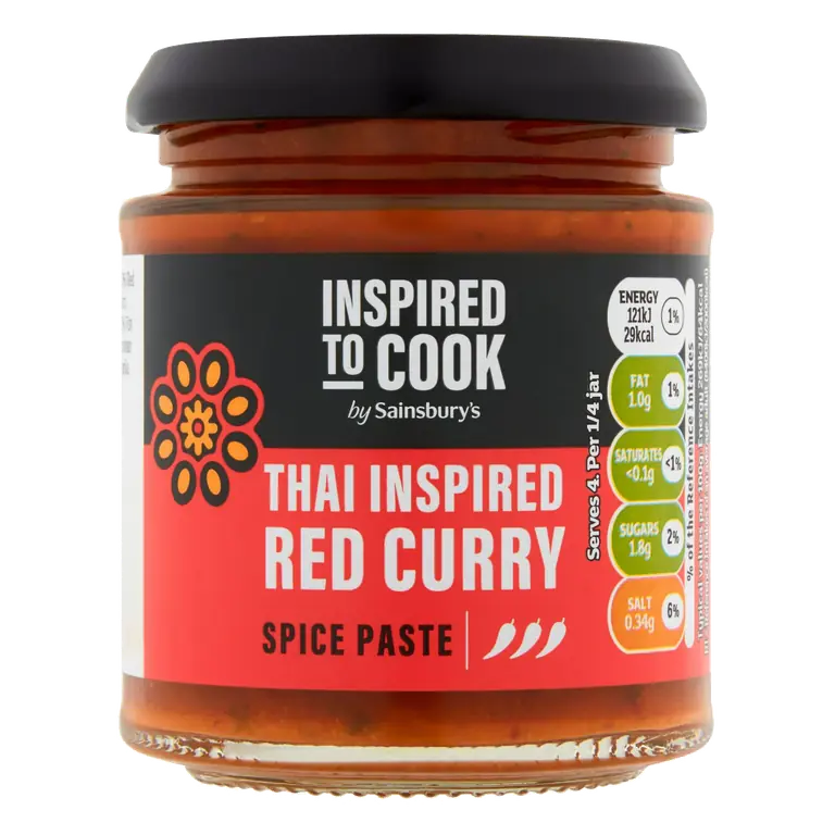Thai Red Curry Spice Paste, Inspired to Cook 180g