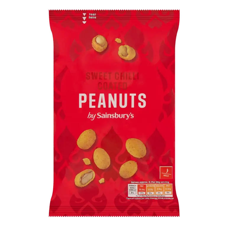 Thai Sweet Chilli Coated Peanuts 200g