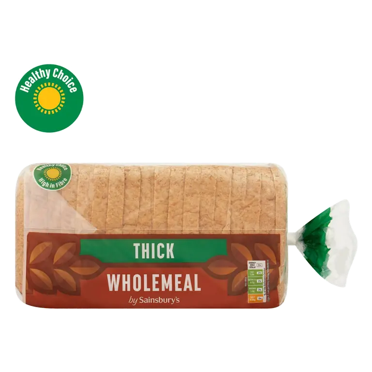 Thick Sliced Wholemeal Bread 800g