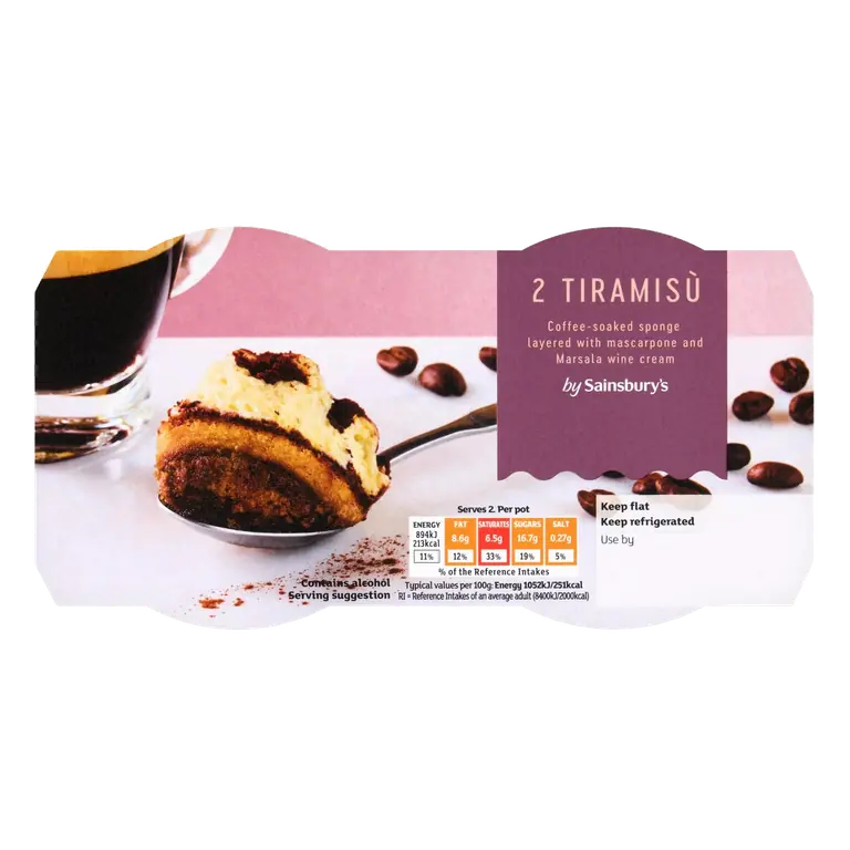 Tiramisù Desserts x2 85g