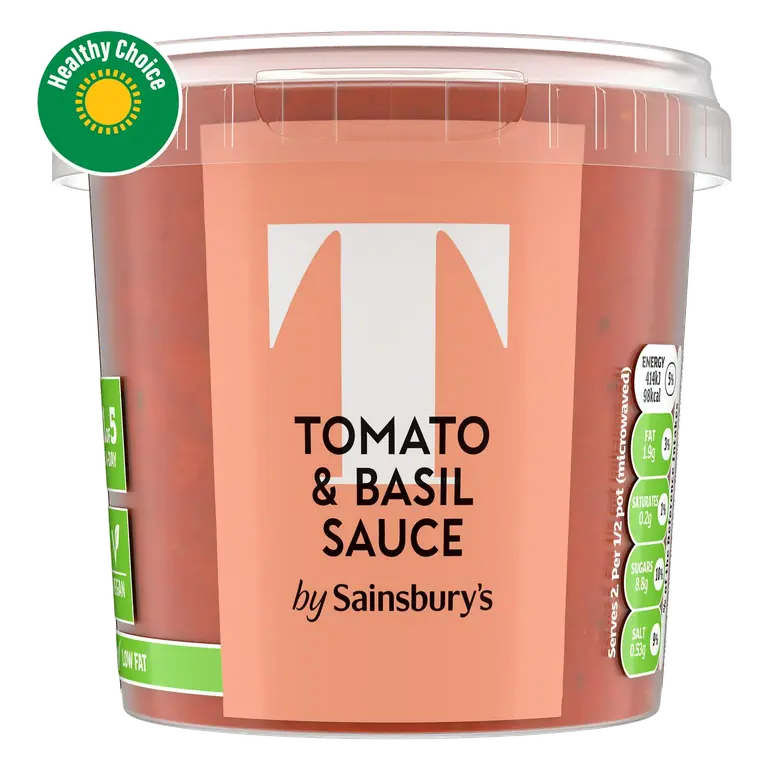 Tomato & Basil Sauce 350g (Serves 2)