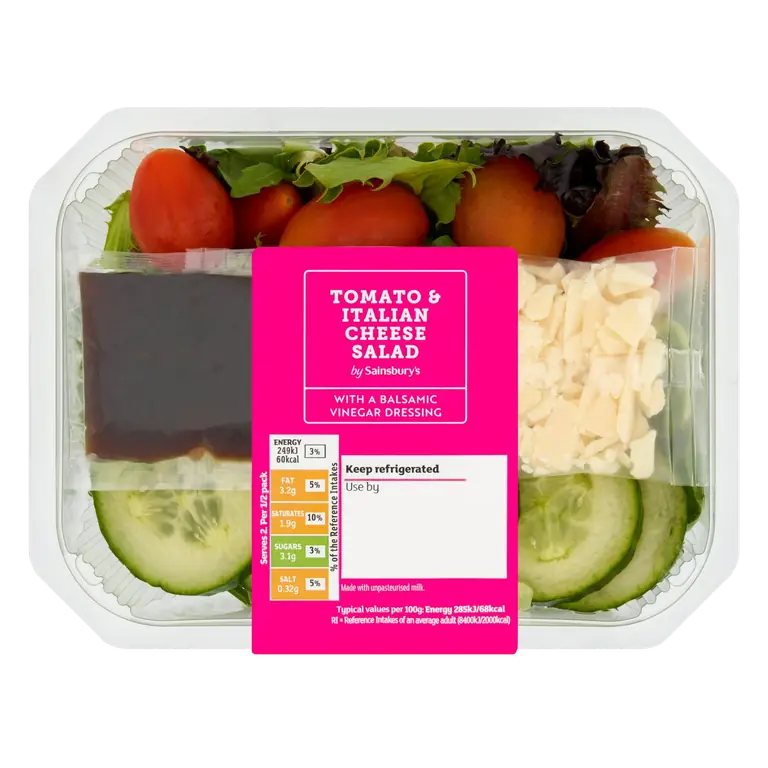 Tomato & Italian Cheese Salad Bowl 175g