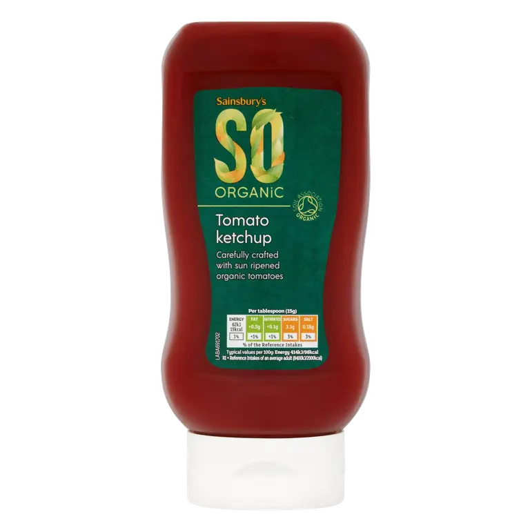Tomato Ketchup Sauce, SO Organic 460g