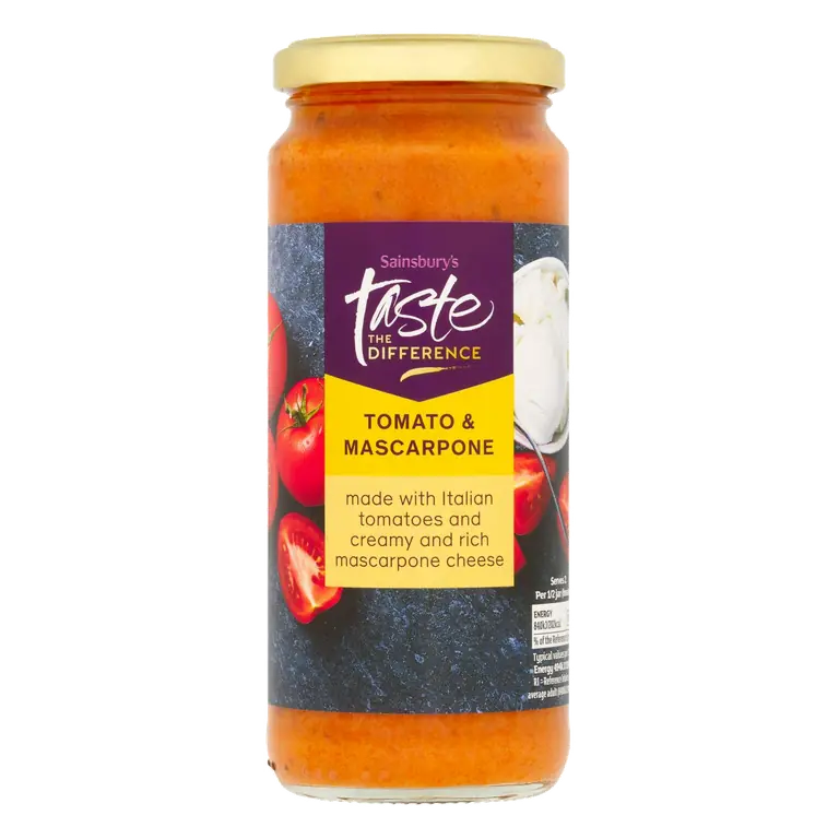 Tomato & Mascarpone Pasta Sauce, Taste the Difference 350g