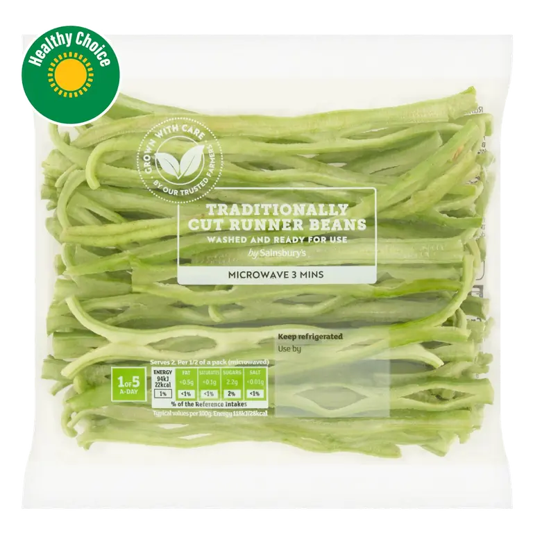 Traditionally Sliced Runner Beans 160g