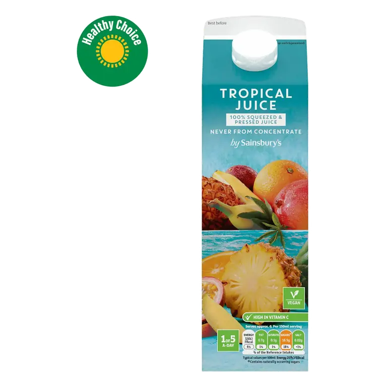 Tropical Juice, Not From Concentrate 1L
