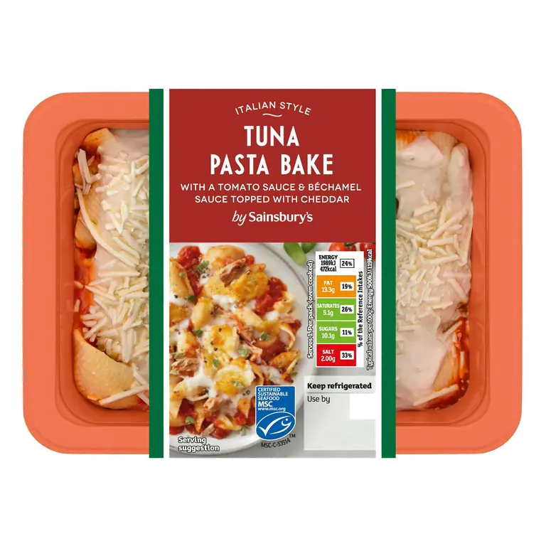Tuna Pasta Bake Melt Ready Meal For 1 400g