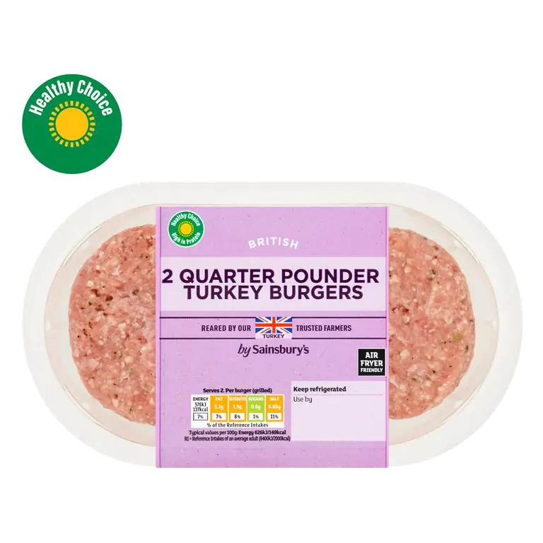 Turkey Burgers x2 227g