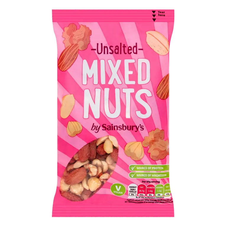 Unsalted Mixed Nuts 200g