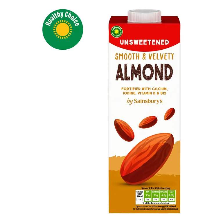 Unsweetened Long Life Almond Drink 1L
