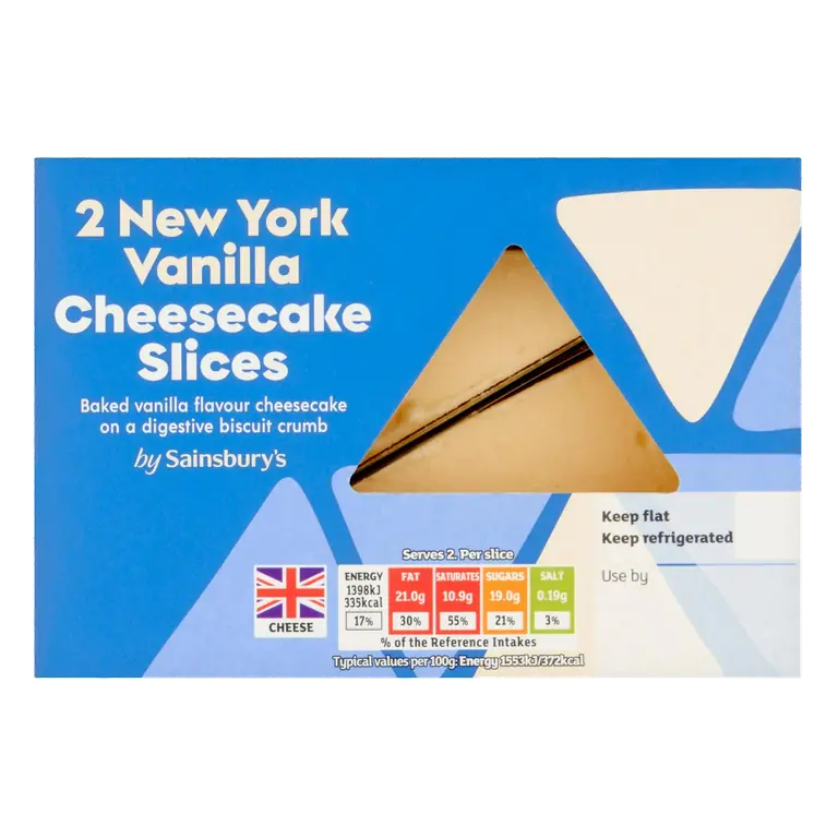 Vanilla Cheesecake Slices 2x90g