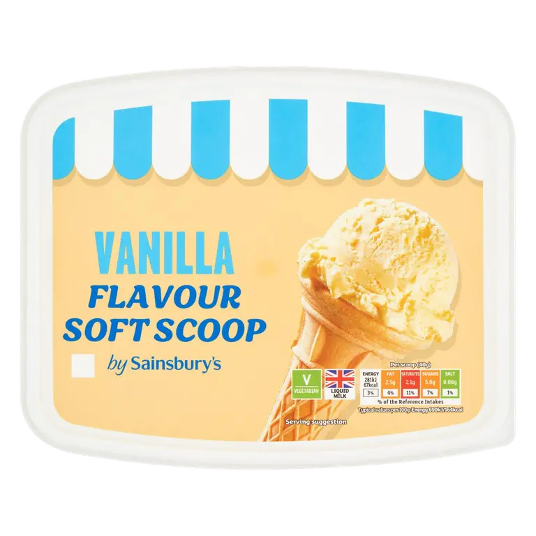 Vanilla Flavour Soft Scoop 2L