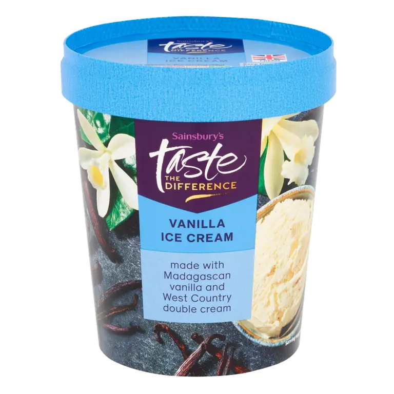 Vanilla Ice Cream, Taste the Difference 480ml