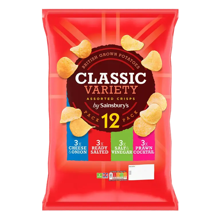 Variety Multipack Crisps 12x25g