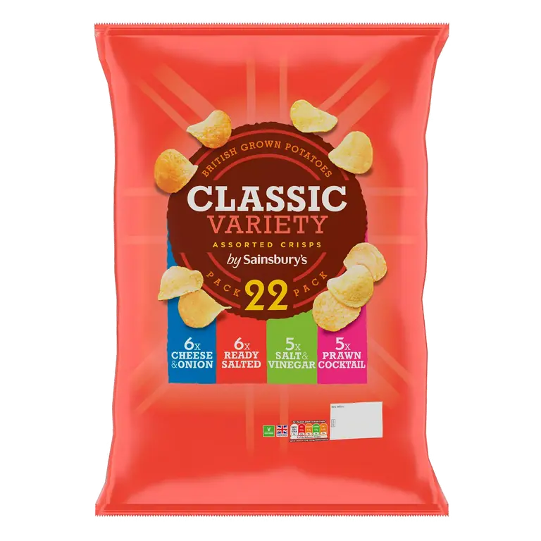 Variety Multipack Crisps 22 x 25g
