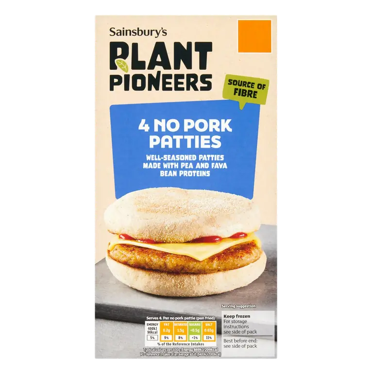 Vegan No Pork Patties 4 x 57g