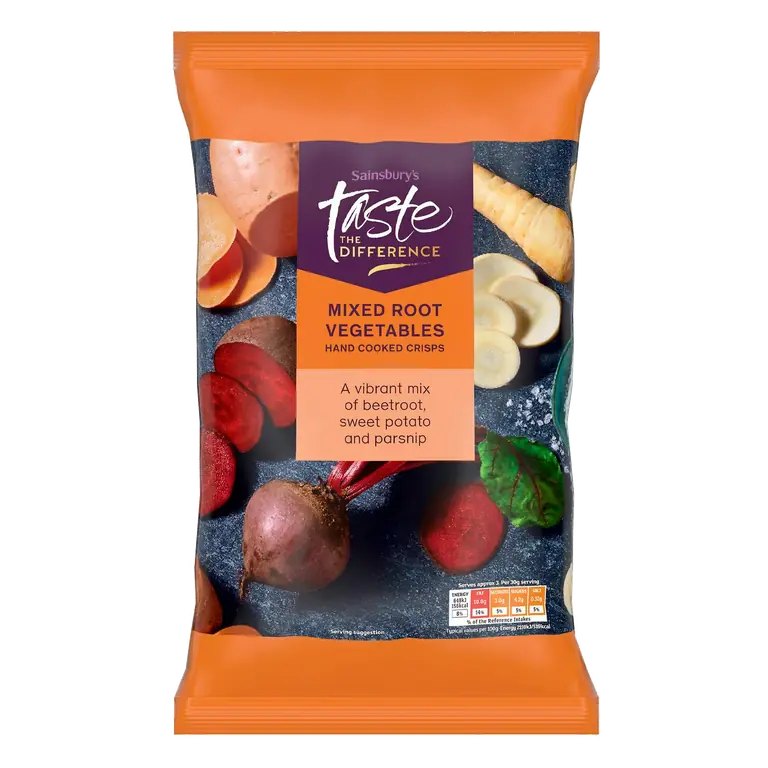 Vegetable Crisps, Taste the Difference 100g