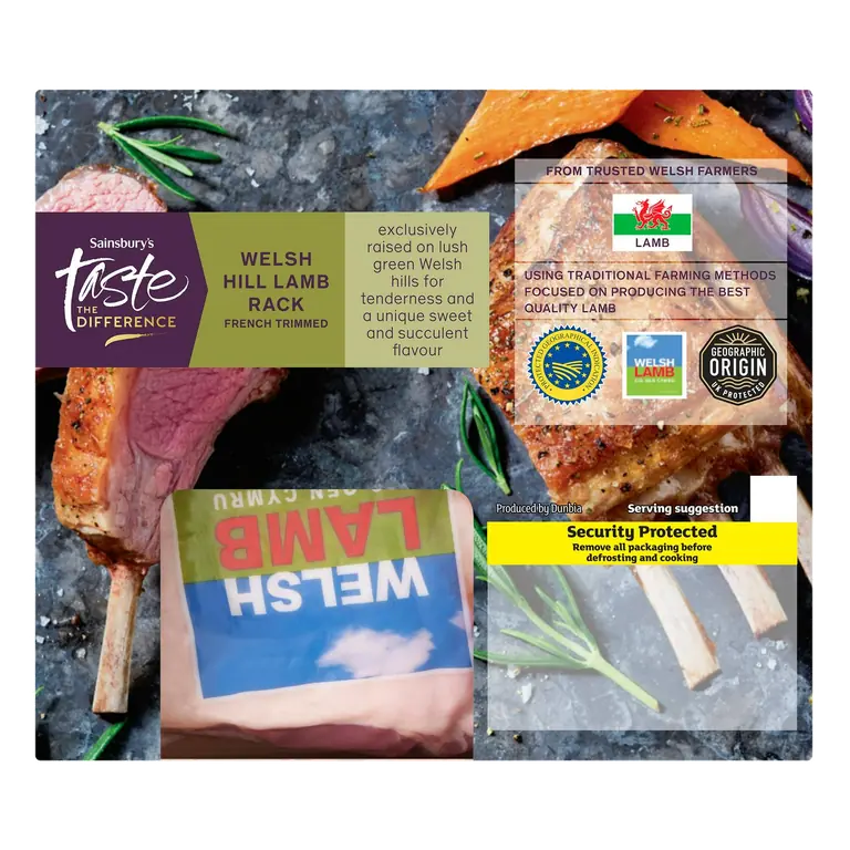 Welsh Hill Rack of Lamb, Taste The Difference 450g