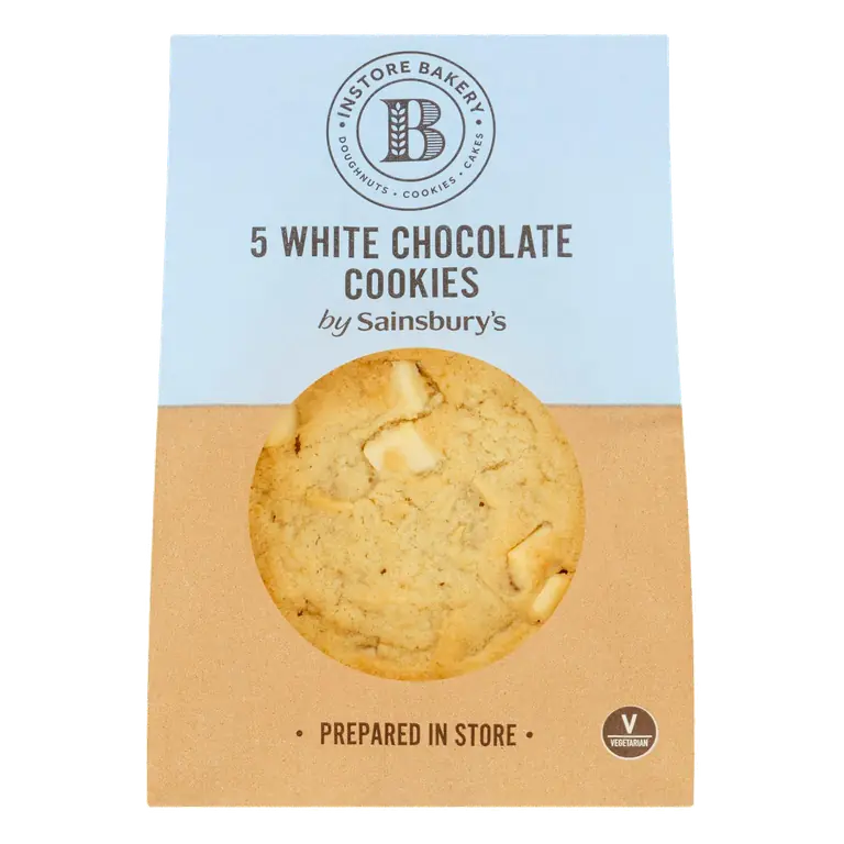White Chocolate Cookies x5