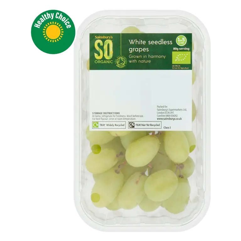 White Grapes, SO Organic 400g