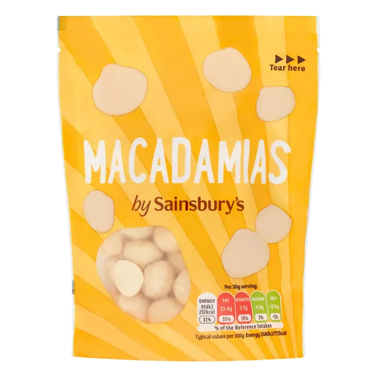 Whole Macadamia Nuts 100g