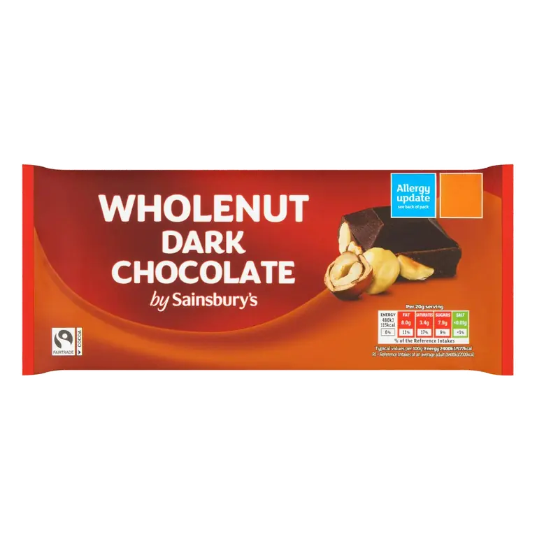 Wholenut Dark Chocolate 180g