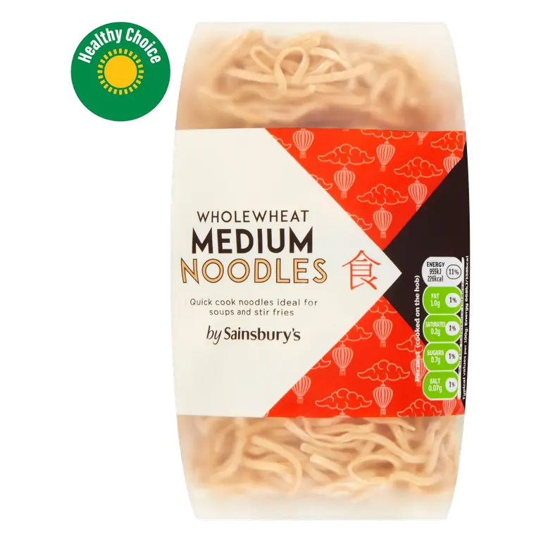 Wholewheat Medium Noodles 250g