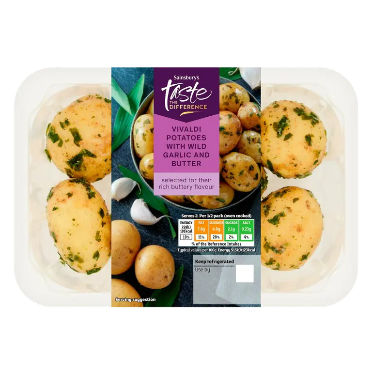 Wild Garlic Vivaldi Potatoes, Taste the Difference 385g