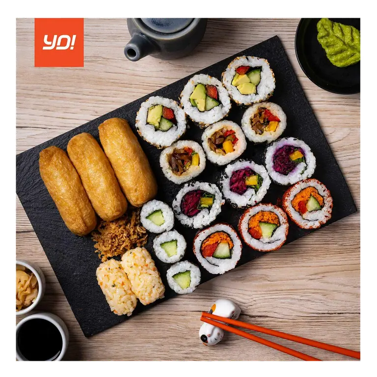 YO! 20 Pieces Sushi Veggie Favourites Platter