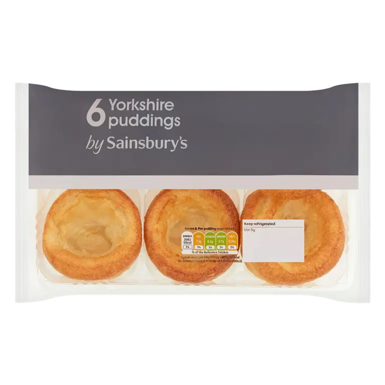Yorkshire Puddings x6 132G