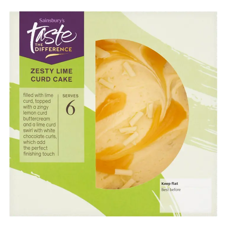 Zesty Lime Curd Cake, Summer Edition, Taste the Difference 400g