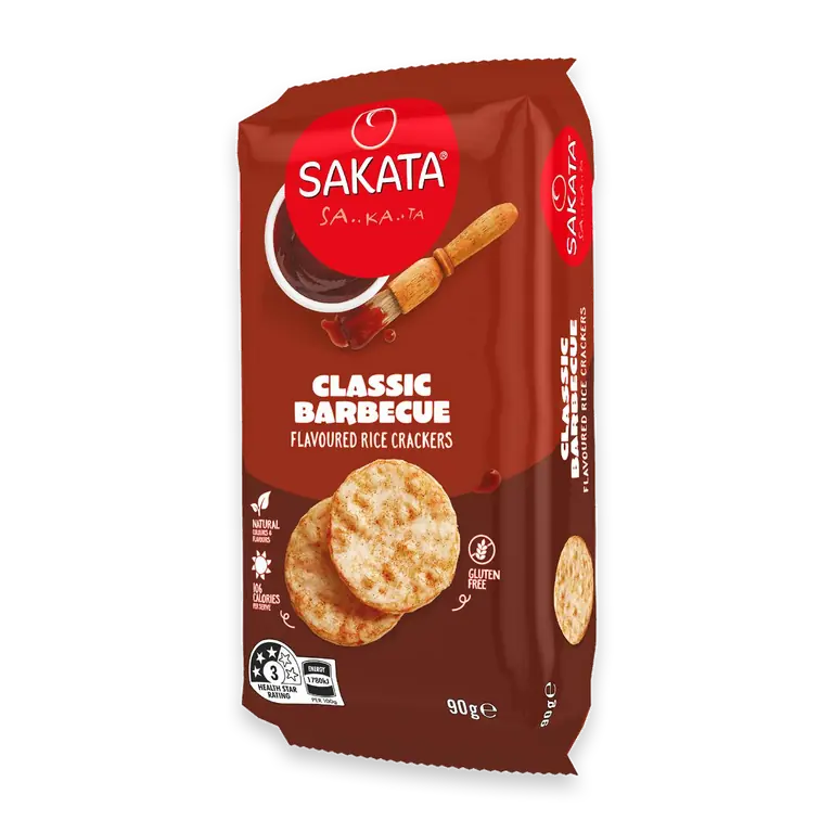 Rice Crackers Barbeque Snack