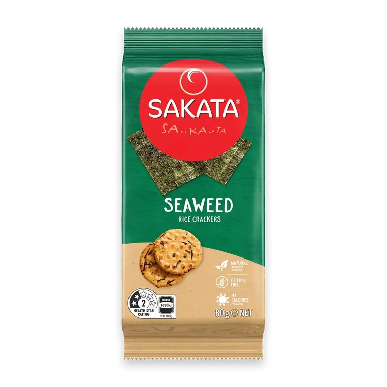 Rice Crackers Seaweed Snack