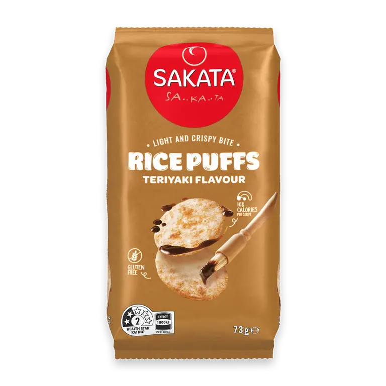 Rice Puff Crisps Teriyaki