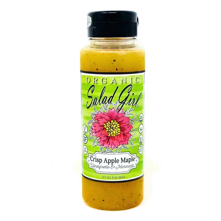 Salad Girl Organic Crisp Apple Maple Vinaigrette & Marinade, 8oz