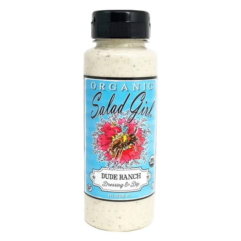 Salad Girl Organic Dude Ranch Salad Dressing, 8oz