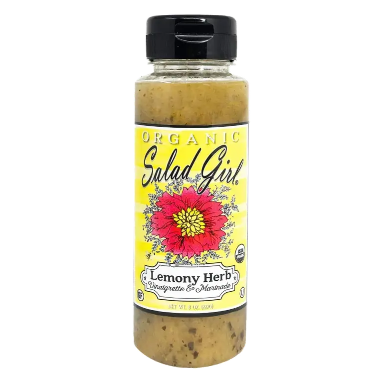Salad Girl Organic Lemony Herb Vinaigrette & Marinade, 8 fl oz