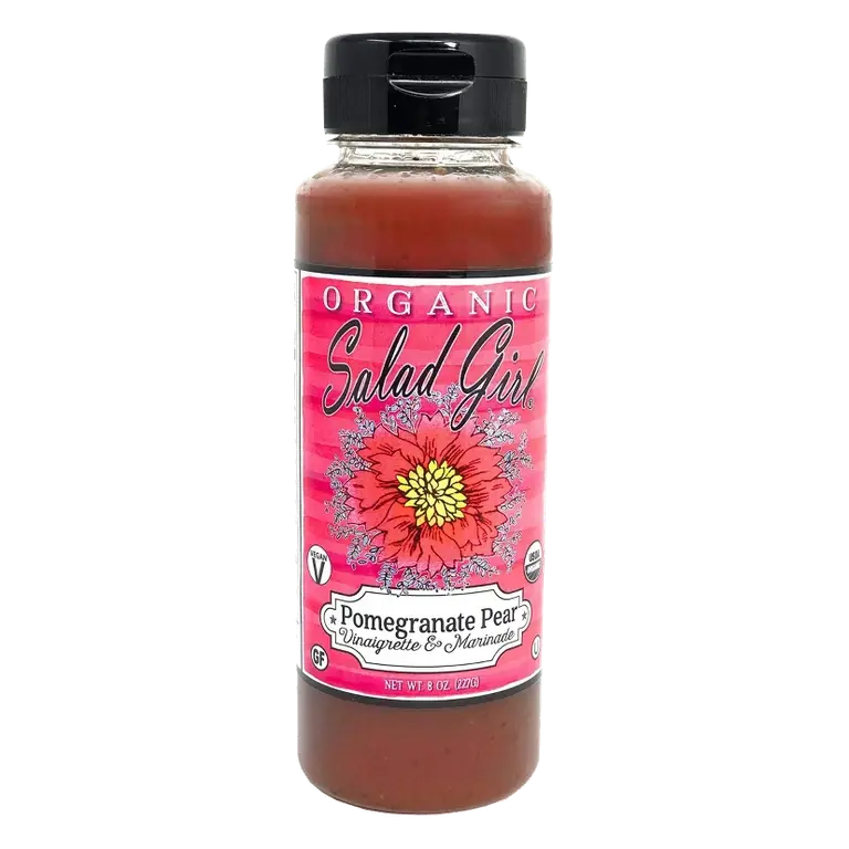 Salad Girl Vegan Pomegranate Pear Salad Dressing, 8oz