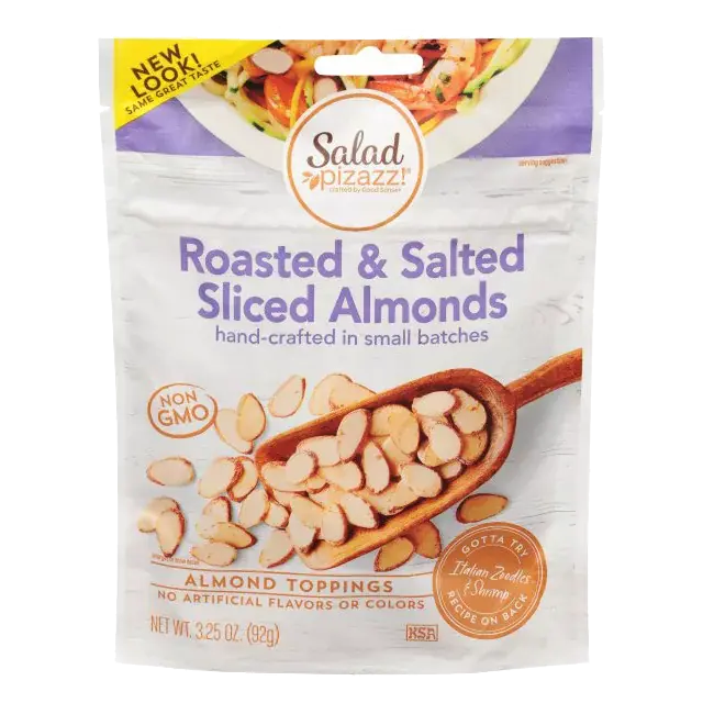 Almond Toppings, Roasted & Salted, Sliced