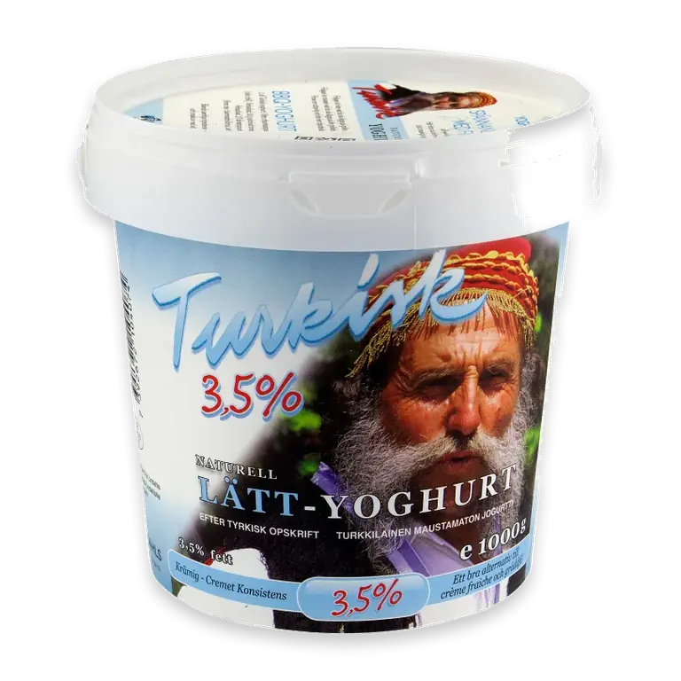 Lättyoghurt Turkisk Naturell 3,5% 1000g