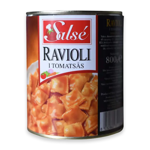 Ravioli i Tomatsås