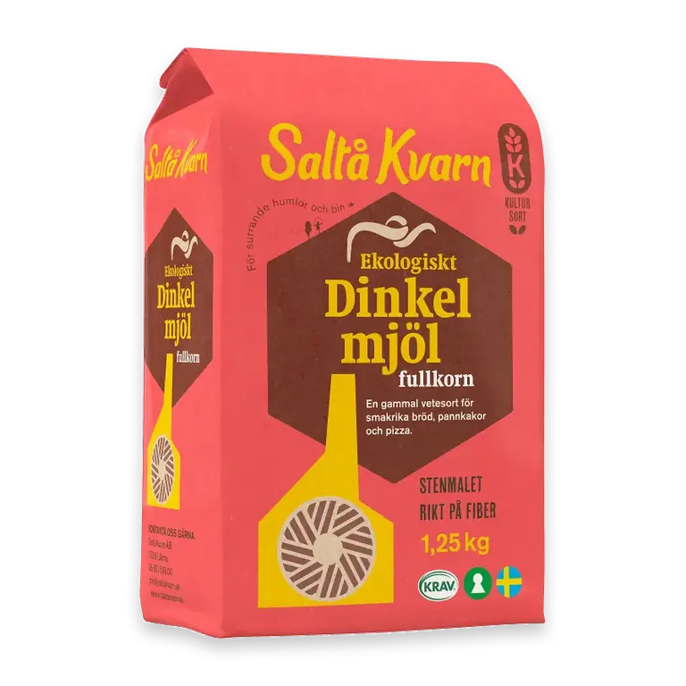 Dinkelmjöl Fullkorn 1,25Kg KRAV