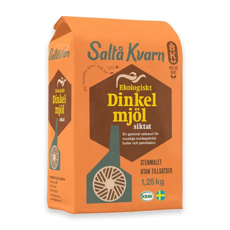 Dinkelmjöl Siktat 1,25Kg KRAV