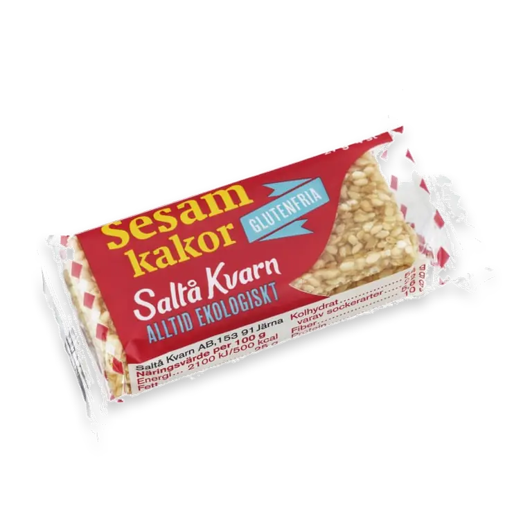Glutenfria Sesamkakor Eko