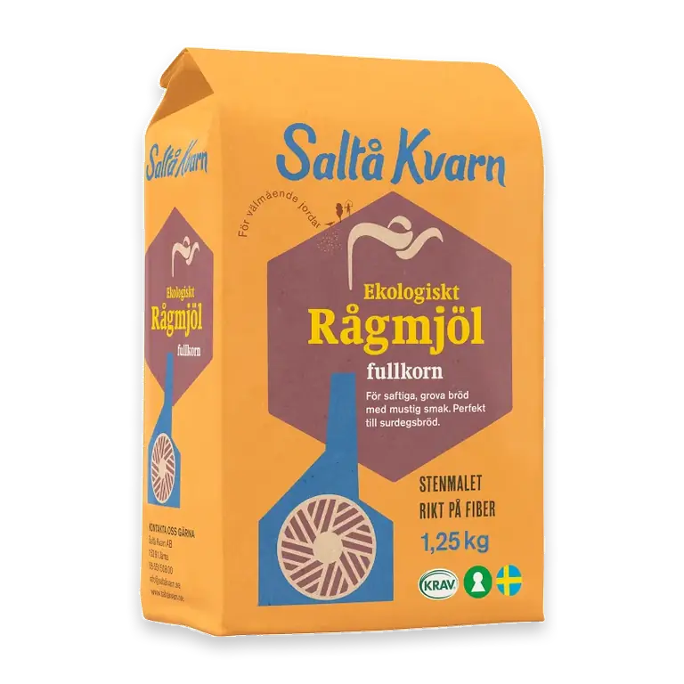 Rågmjöl 1,3kg KRAV